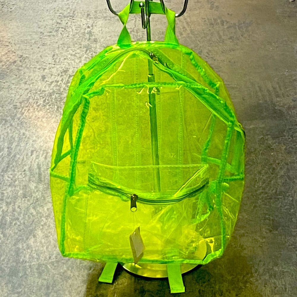 yellow backpack